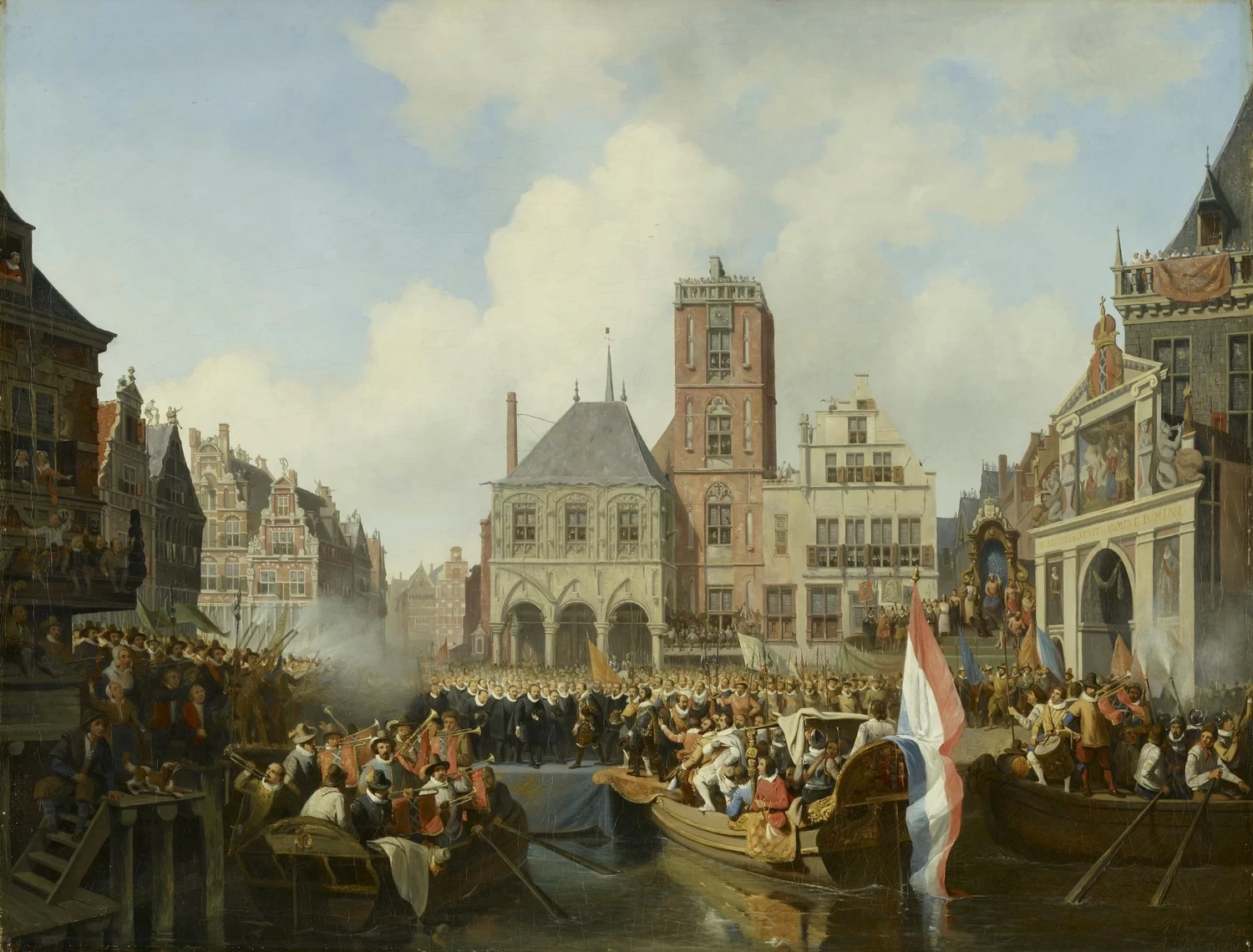 Arrivo del principe Maurits ad Amsterdam